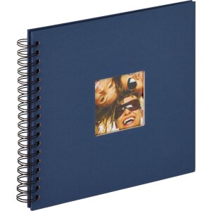 Walther Album a spirale Fun blu 26x25 cm 40 pagine nere