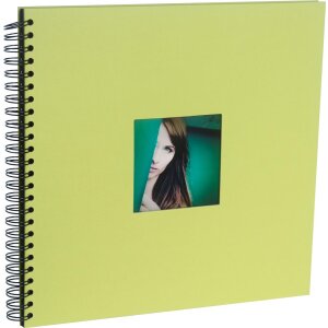 HNFD Album a spirale Khari 33x33 cm 50 pagine bianche o nere