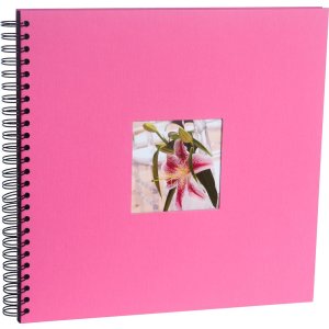 HNFD Album a spirale Khari 33x33 cm 50 pagine bianche o nere