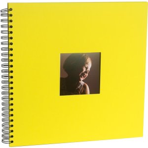 HNFD Album a spirale Khari 33x33 cm 50 pagine bianche o nere