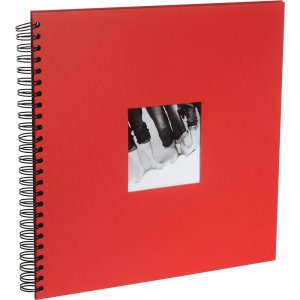 HNFD Album a spirale Khari 33x33 cm 50 pagine bianche o nere