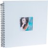 HNFD Album a spirale Khari 33x33 cm 50 pagine bianche o nere