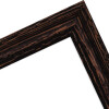 Cornice normale in vetro e legno H740 nero 42x60 cm