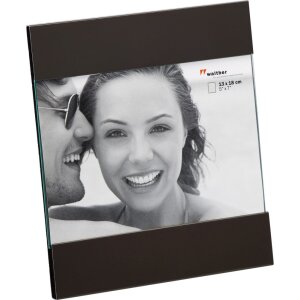 Cornice AVA nera e argento 10x15 cm, 13x18 cm e 15x20 cm