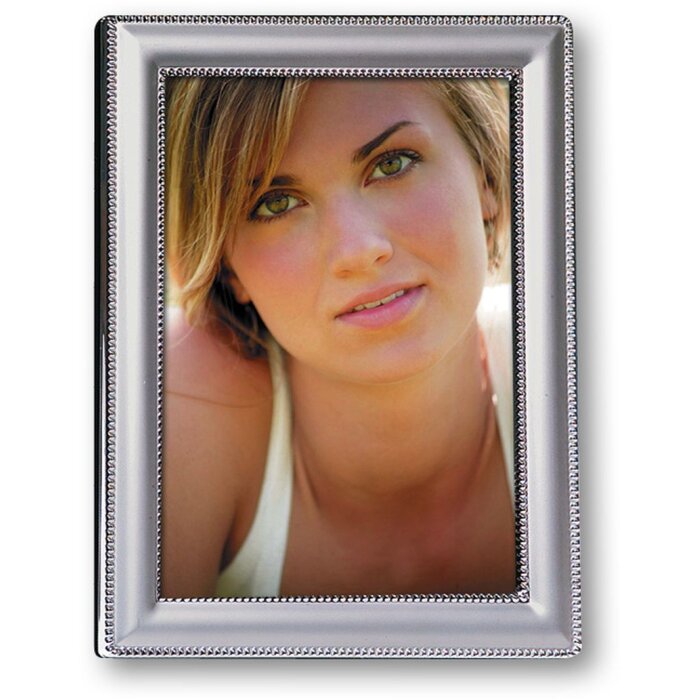 Portafoto in metallo ZEP Nele argento lucido da 7x10 cm a 20x25 cm doppia cornice