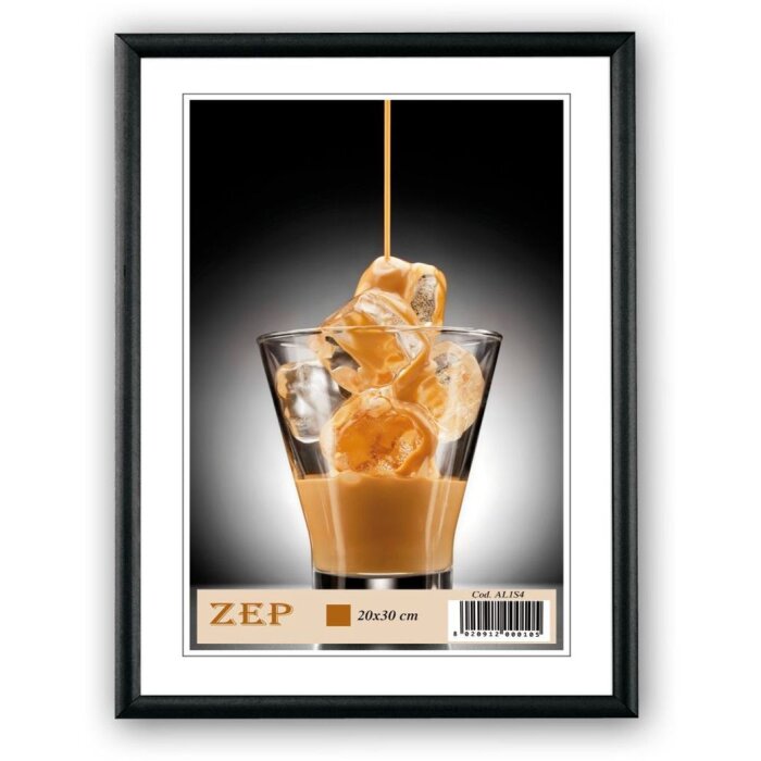 ZEP Telaio in alluminio Burpali 10x15 cm nero