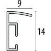 Nuovo Easy Picture Frame 40x50 cm nero