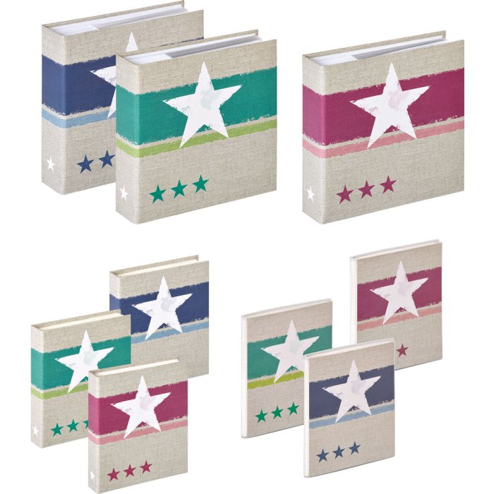 Album slip-in Stellar 9x13 cm, 10x15 cm, 11x15 cm e 13x18 cm