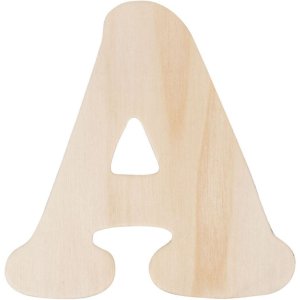 Lettere in legno dalla A alla Z 11 cm