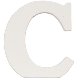 Clayre & Eef Lettere dalla A alla Z MDF Altezza 8 cm