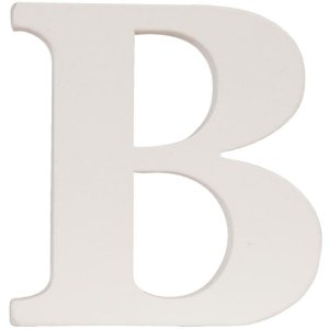 Clayre & Eef Lettere dalla A alla Z MDF Altezza 8 cm