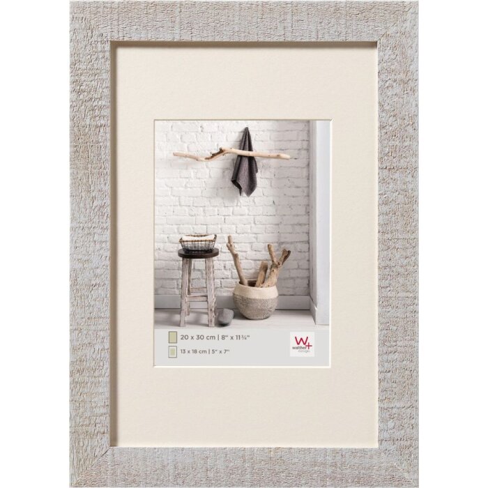 Telaio in legno Walther 20x30 cm HOME grigio chiaro