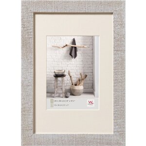 Cornice in legno HOME 30x40 cm grigio chiaro