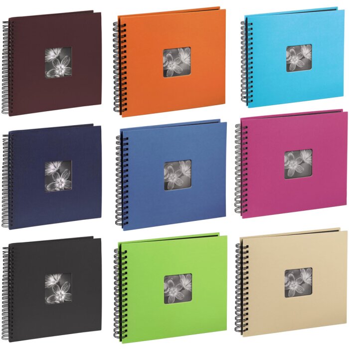 Hama Spiral Album Fine Art 3 formati 50 pagine nere