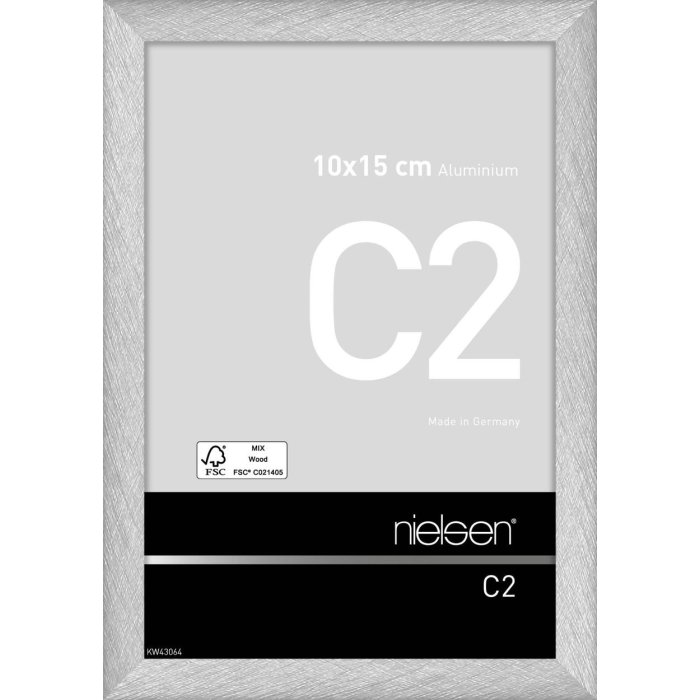 Cornice Nielsen in alluminio C2 10x15 cm reflex silver