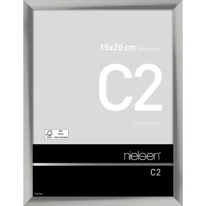 Telaio Nielsen in alluminio C2 15x20 cm argento