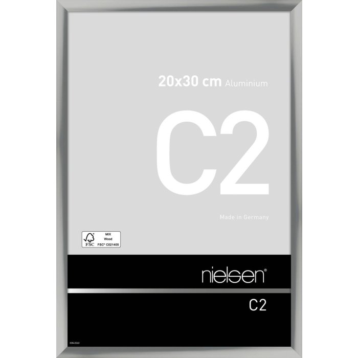 Telaio Nielsen in alluminio C2 20x30 cm argento