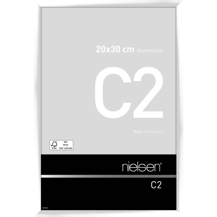 Nielsen Telaio in alluminio C2 20x30 cm bianco lucido