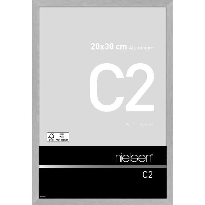Nielsen Telaio in alluminio C2 20x30 cm struttura argento opaco