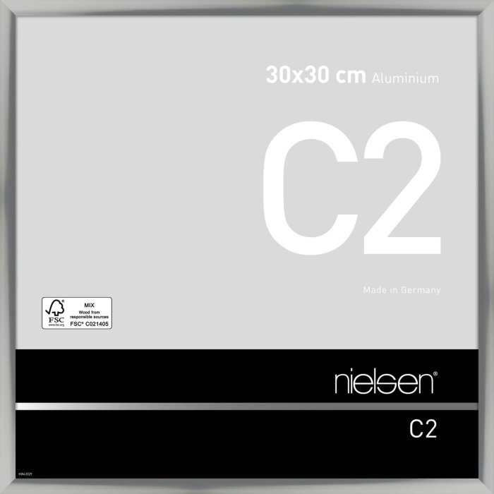 Nielsen Telaio in alluminio C2 30x30 cm argento