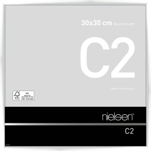Telaio Nielsen in alluminio C2 30x30 cm bianco lucido