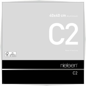 Telaio Nielsen in alluminio C2 40x40 cm bianco lucido