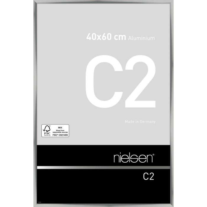 Telaio Nielsen in alluminio C2 40x60 cm argento