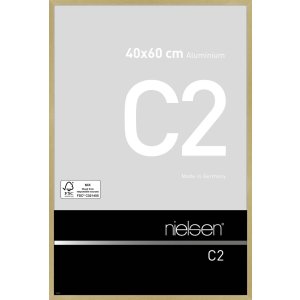 Telaio Nielsen in alluminio C2 40x60 cm testurizzato oro...