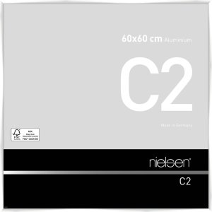 Telaio Nielsen in alluminio C2 60x60 cm bianco lucido