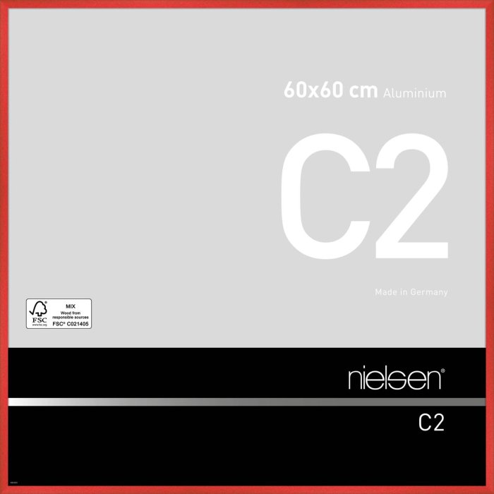 Nielsen Telaio in alluminio C2 60x60 cm tornado rosso