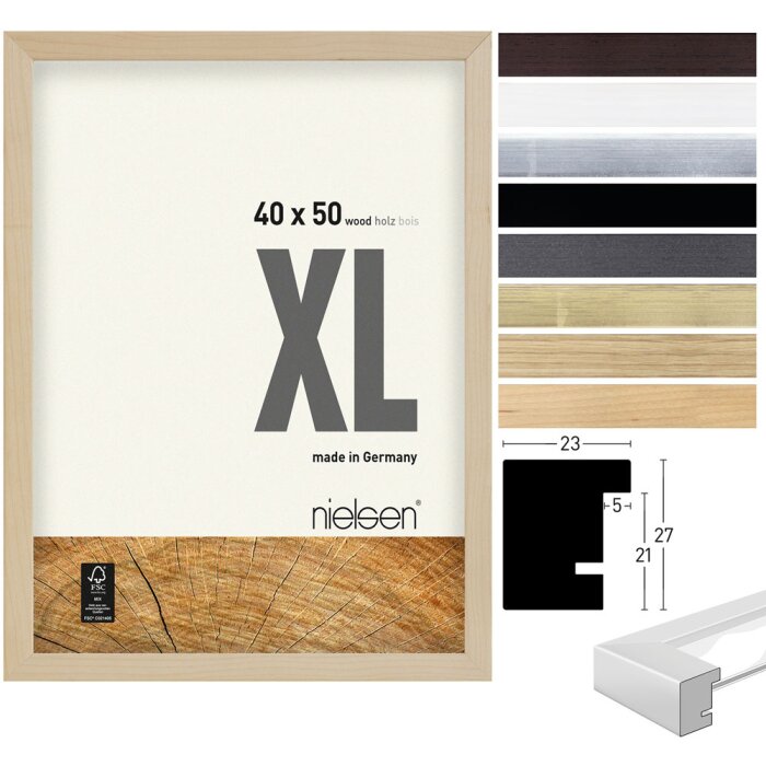 Cornice in legno Nielsen XL 40x50 cm - 70x100 cm