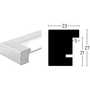 Cornice in legno Nielsen XL 40x50 cm - 70x100 cm