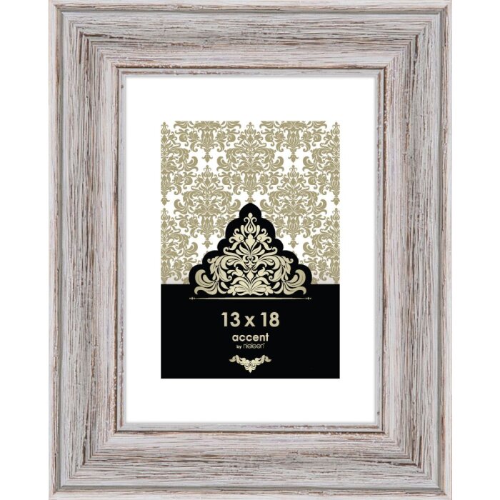 Cornice di legno Nielsen Vintage 13x18 cm bianco