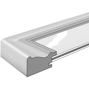 Cornice di legno Nielsen Vintage 13x18 cm bianco
