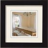 Cornice in legno Peperoni 10x10 cm nero