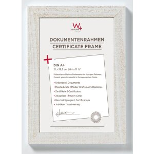 Cornice per certificati A4 Home polar white