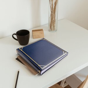 Walther Jumbo Photo Album Promo Standard blu 30x30 cm 100 pagine bianche