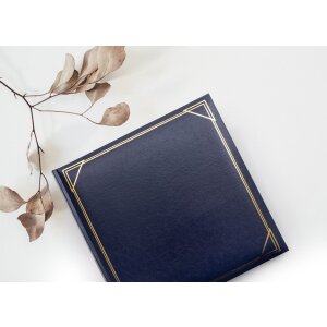 Walther Jumbo Photo Album Promo Standard blu 30x30 cm 100 pagine bianche