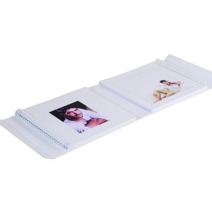 HNFD XL Album fotografico LONA 168 pagine bianche 1000 foto 34,5x33 cm