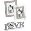 Cornici in legno Love 10x15 cm e 13x18 cm