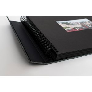 HNFD Album fotografico LONA Linen 1000 foto 34,5x33 cm 168 pagine nere