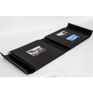 HNFD Album fotografico LONA Linen 1000 foto 34,5x33 cm 168 pagine nere