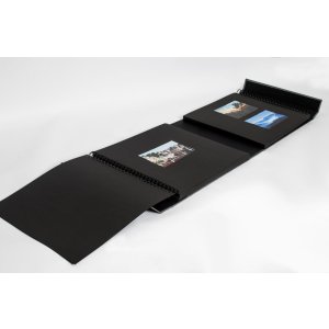 HNFD Album fotografico LONA Linen 1000 foto 34,5x33 cm 168 pagine nere