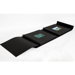 HNFD Album fotografico LONA Linen 1000 foto 34,5x33 cm 168 pagine nere