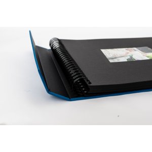 HNFD Album fotografico LONA Linen 1000 foto 34,5x33 cm 168 pagine nere