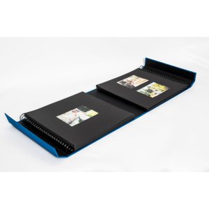 HNFD Album fotografico LONA Linen 1000 foto 34,5x33 cm 168 pagine nere