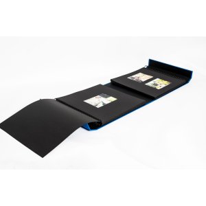 HNFD Album fotografico LONA Linen 1000 foto 34,5x33 cm 168 pagine nere