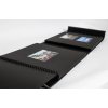 HNFD Album fotografico LONA Linen 1000 foto 34,5x33 cm 168 pagine nere