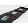 HNFD Album fotografico LONA Linen 1000 foto 34,5x33 cm 168 pagine nere