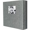 HNFD Album fotografico LONA Linen 1000 foto 34,5x33 cm 168 pagine nere